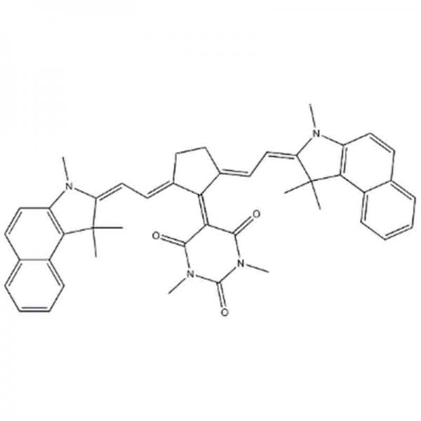 1,3-dimethyl-5-((2E,5E)-2-((E)-2-(1,1,3-trimethyl-1,3-dihydro-2H-benzo[e]indol-2-ylidene)ethylidene)-5-((Z)-2-(1,1,3-trimethyl-1,3-dihydro-2H-benzo[e]indol-2-ylidene)ethylidene)cyclopentylidene)pyrimi 